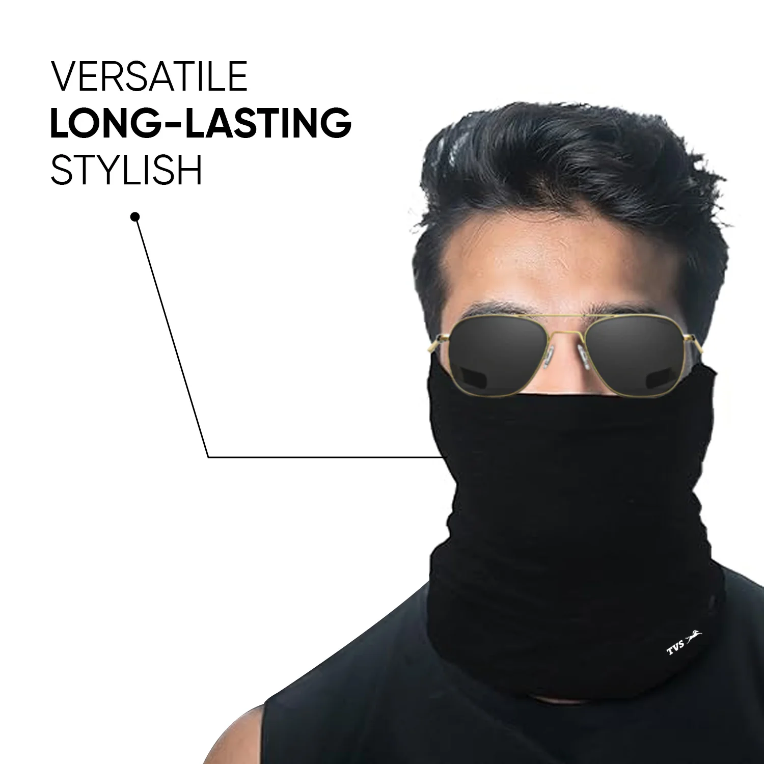 TVS Arm Sleeve & Neck Gaiter Set - Suitable for Men & Women - Image 3