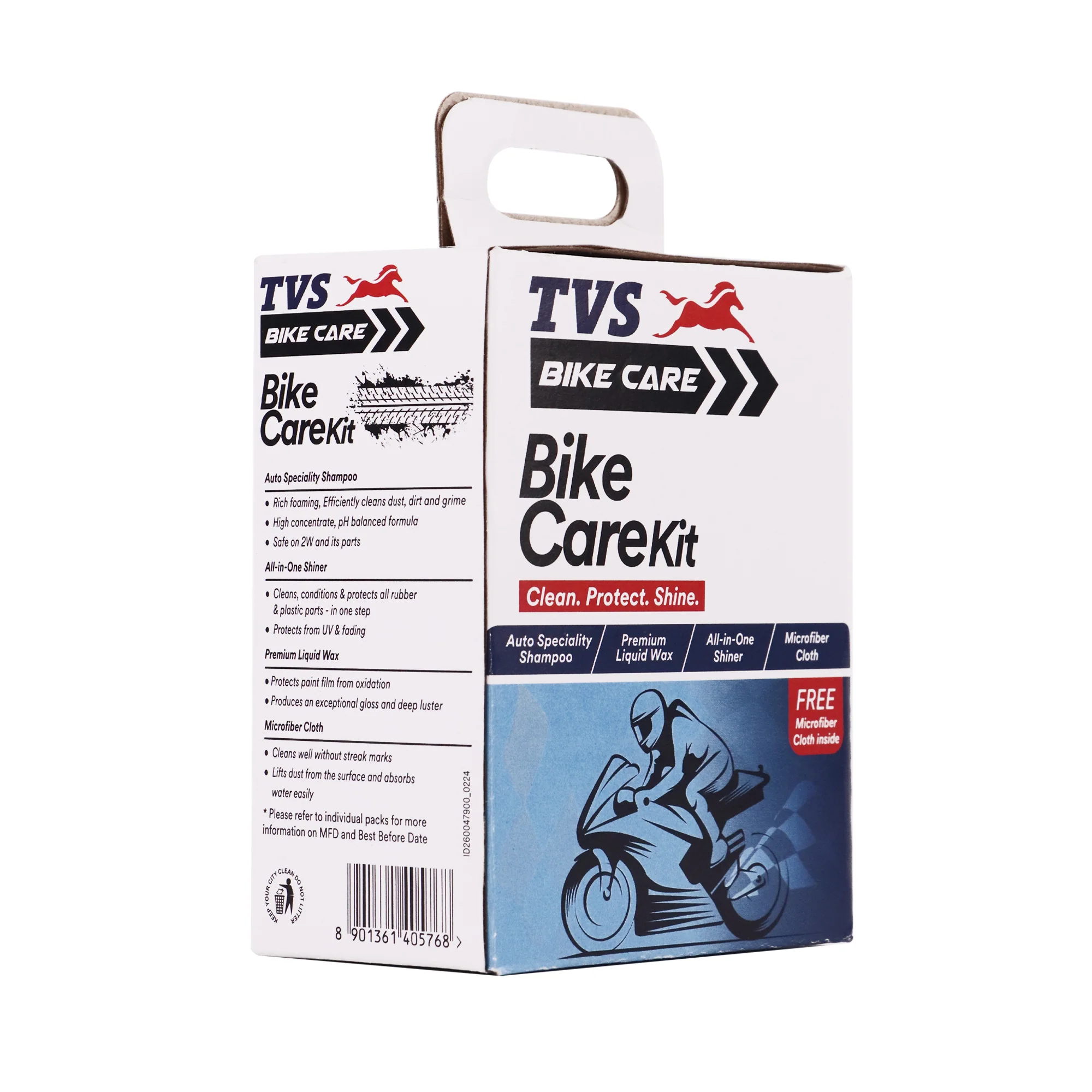 TVS Bike Care Kit  Essential Cleaning and Maintenance Tools - Image 3