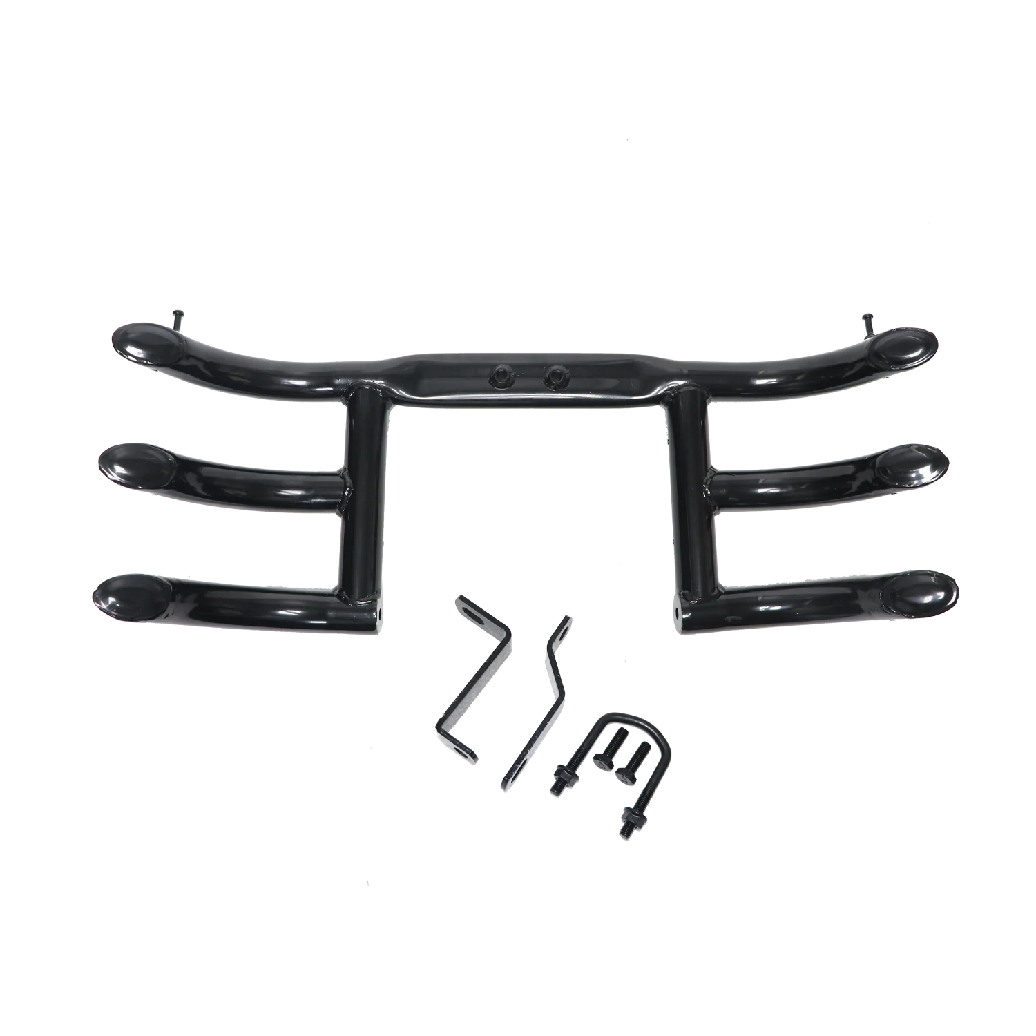 TVS Bull Bar Crash Guard – Protection for the Black Raider - Image 5