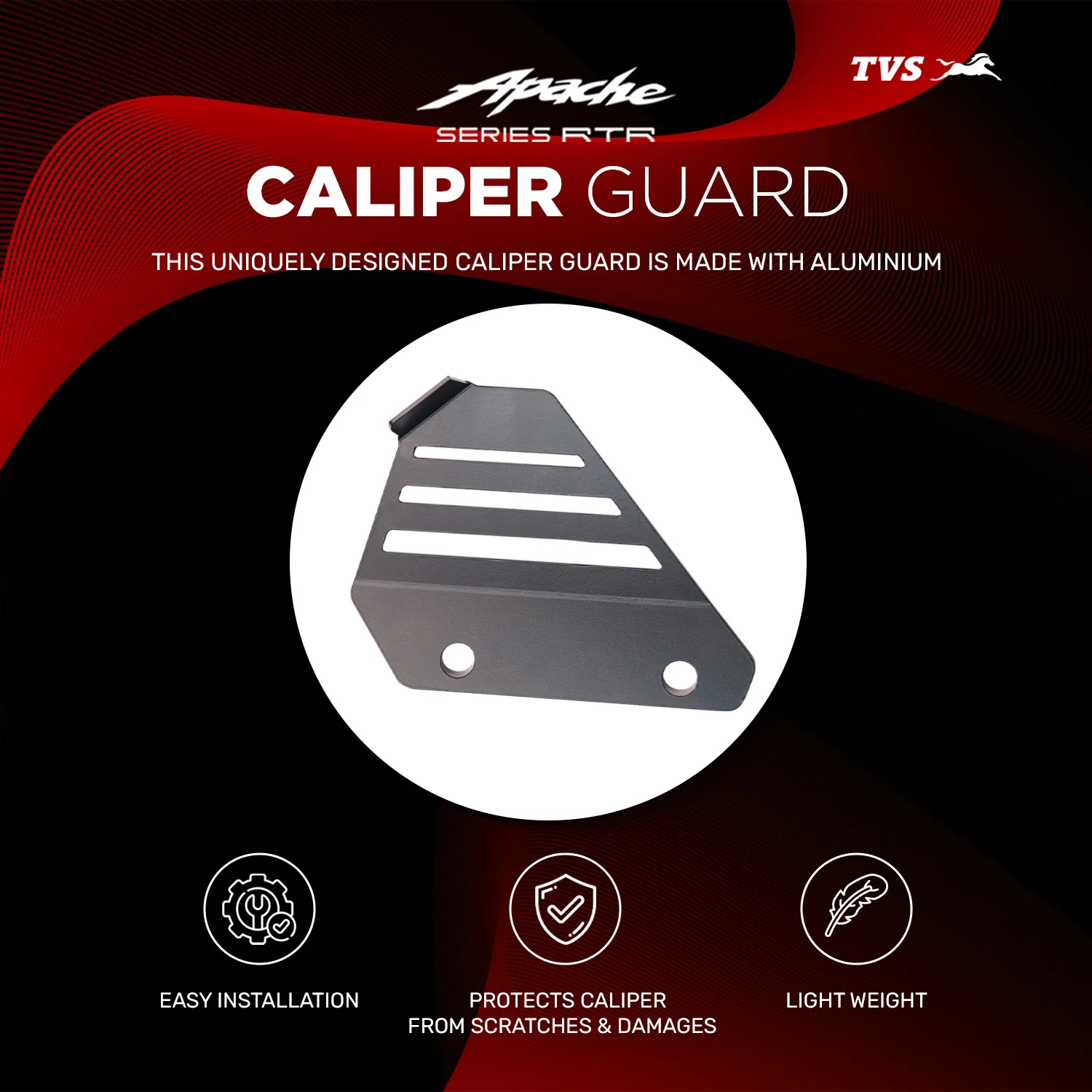 TVS Caliper Guard for Apache Series RTR - Image 2