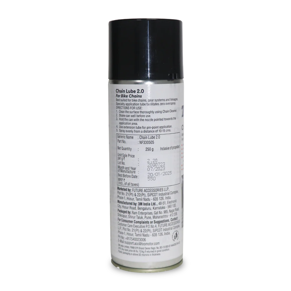 TVS Chain Lube 2.0 - 250Gm. | Precision Lubrication for Peak Chain Performance - Image 2
