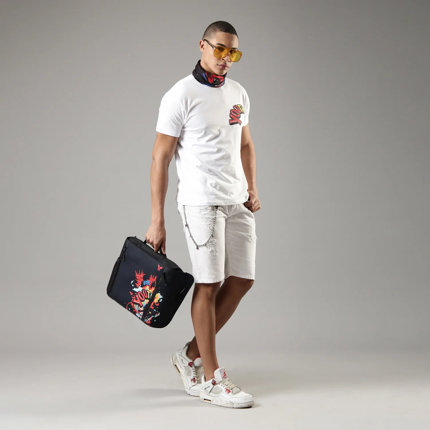 TVS Men's White Crew Neck T-Shirt - Youth - Image 8
