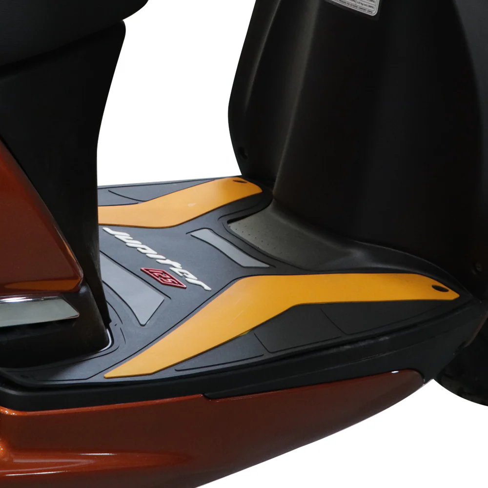 TVS Jupiter 125 Designer Floor Mat Orange -  Durable Protection - Image 2