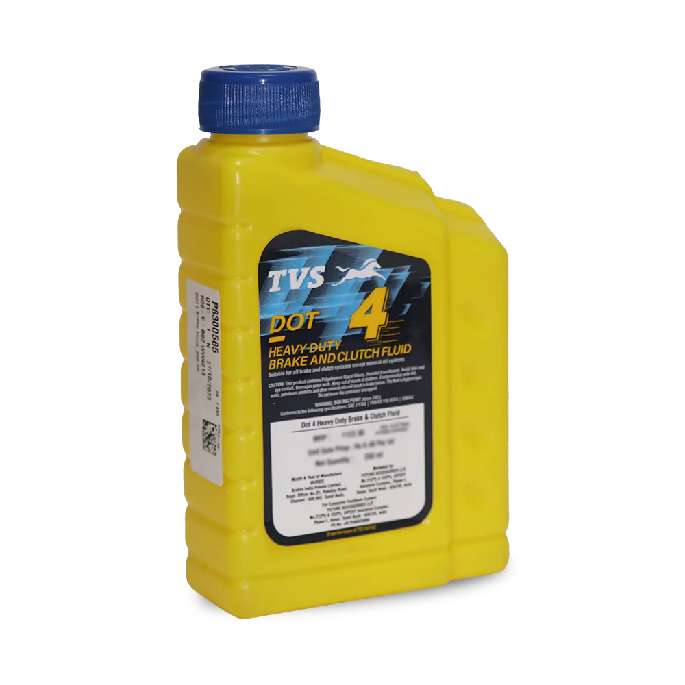 TVS DOT4 - Heavy Duty Brake and Clutch Fluid 100ml. - Image 3