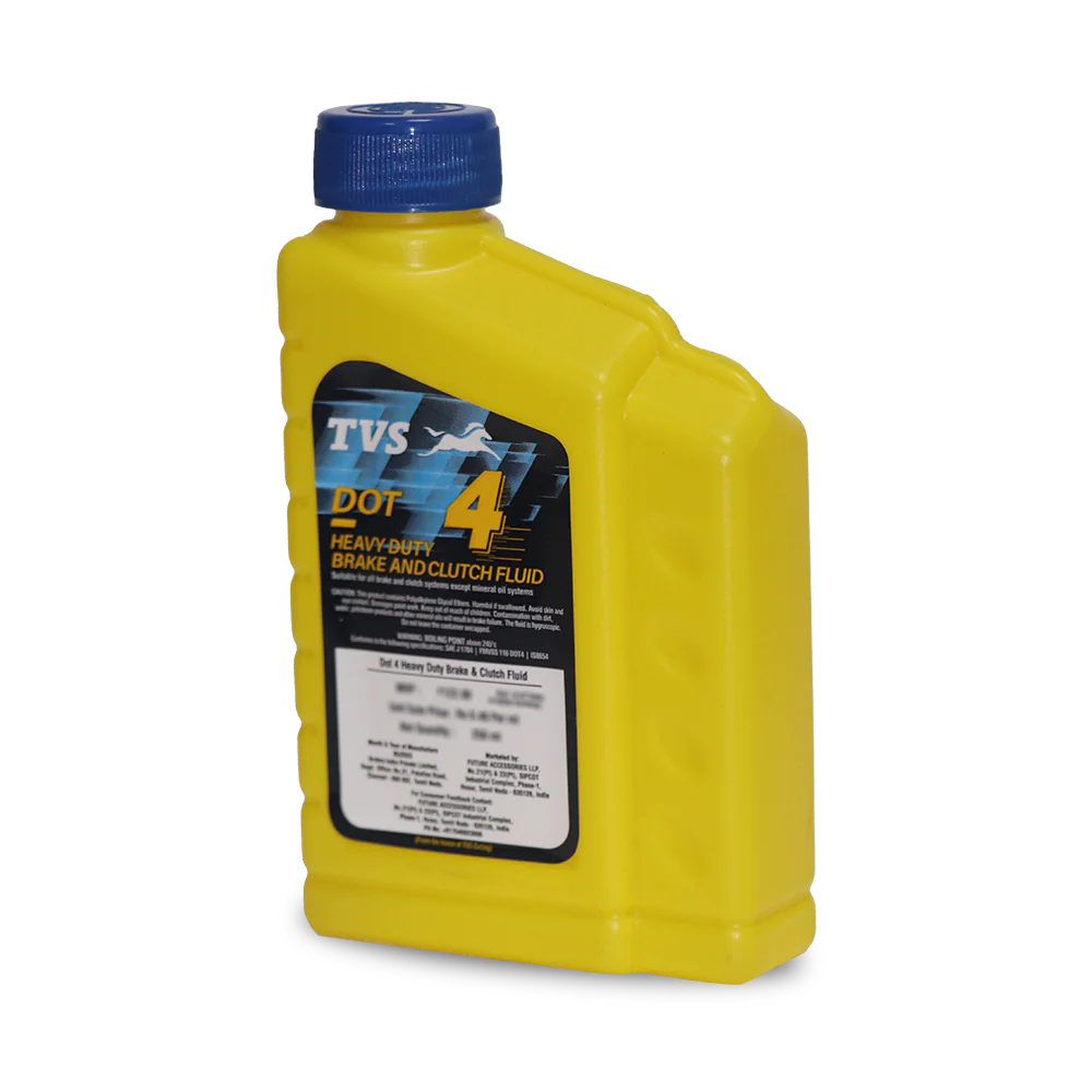 TVS DOT4 - Heavy Duty Brake and Clutch Fluid 250ml. - Image 4