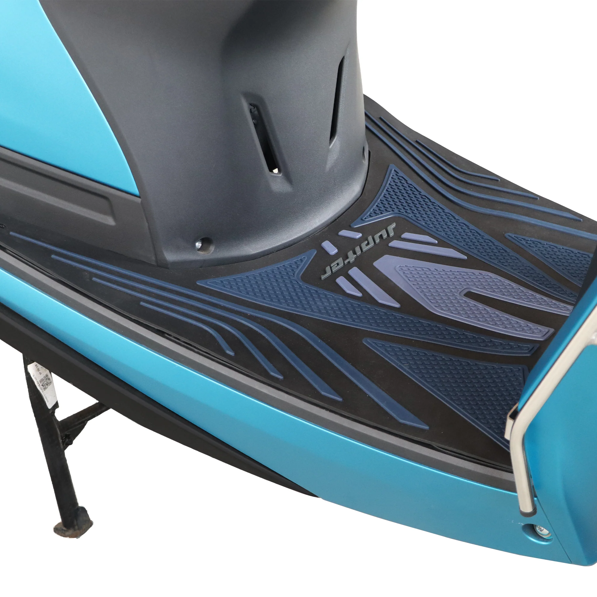 TVS Floor Mat for New Jupiter 110, Black and Blue - Image 3