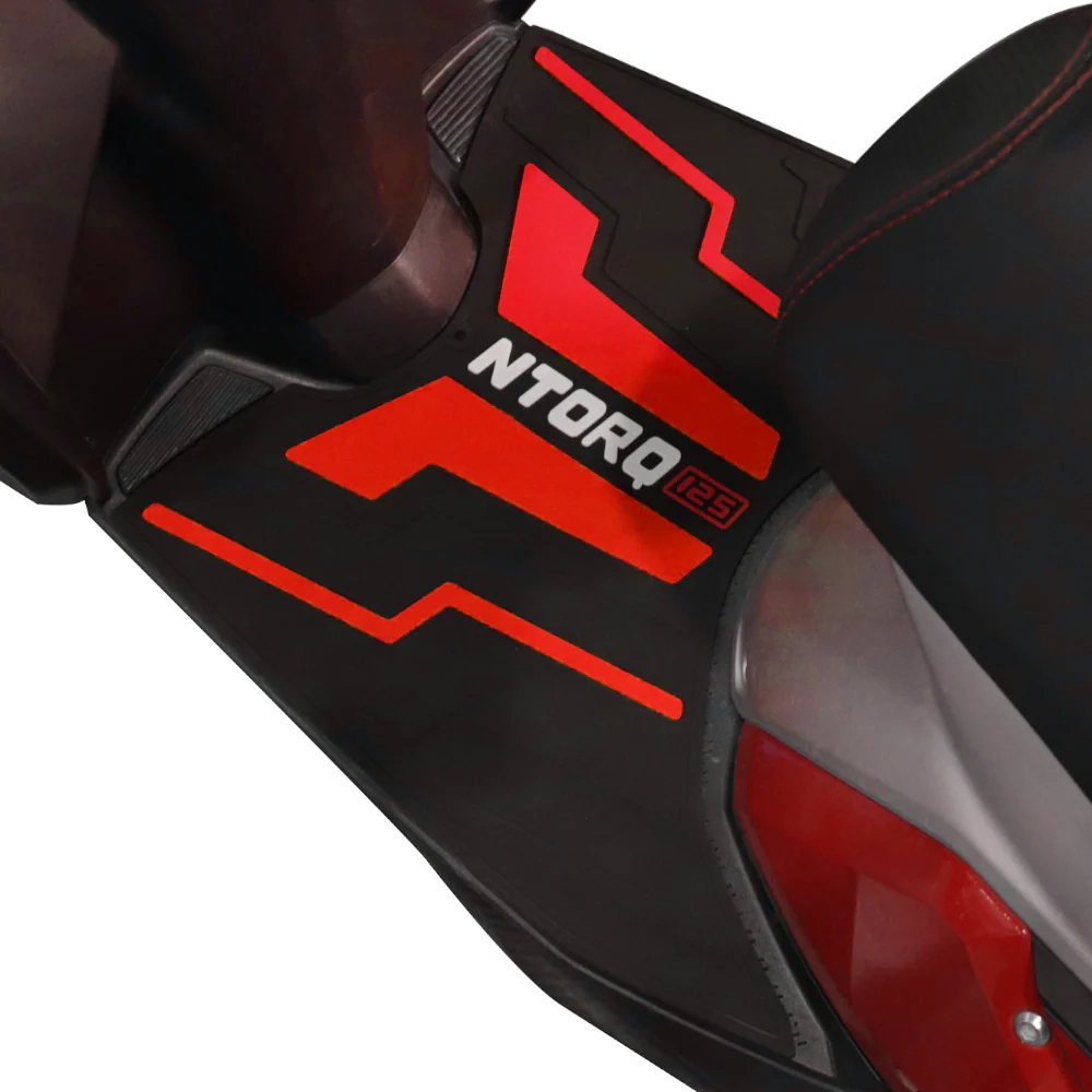 TVS NTORQ Floor Mat Red - Stylish & Durable Scooter Protection - Image 2