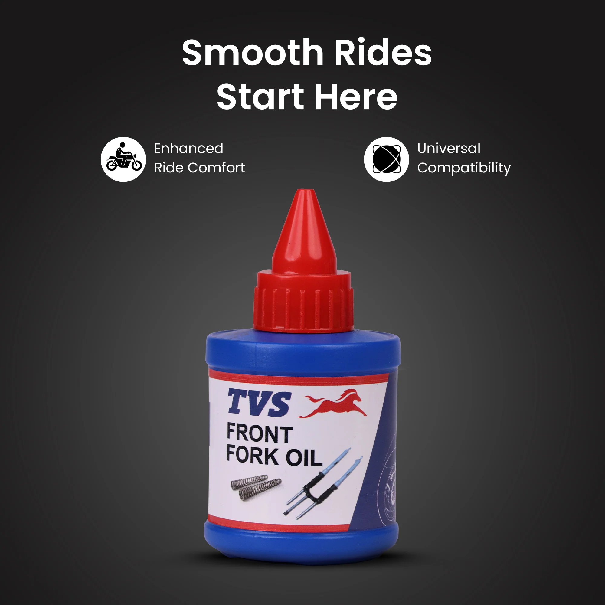 TVS Front Fork Oil 175ml High Quality Fork Oil for Smooth Ride - Image 2