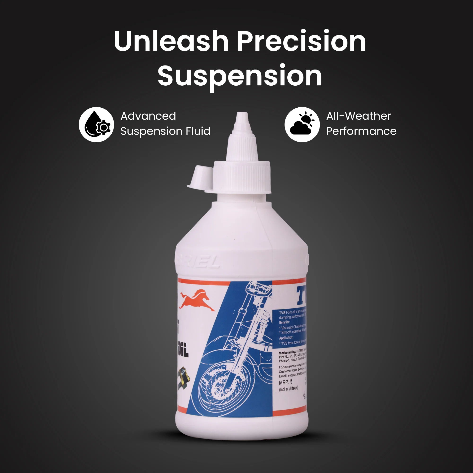 TVS Front Fork Oil 350ml  Keep Your Bike Forks in Top Condition - Image 4