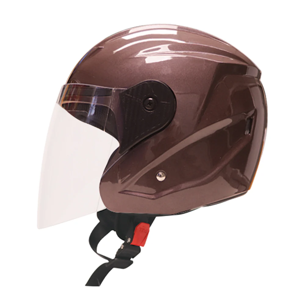 TVS iQube Half Face Helmet Copper/Bronze -  Stylish for Riders - Image 2