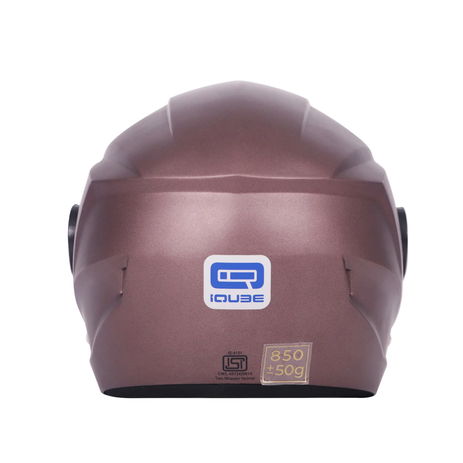 TVS IQube Half Face Helmet | Color; Copper Bronze Matte - Image 6