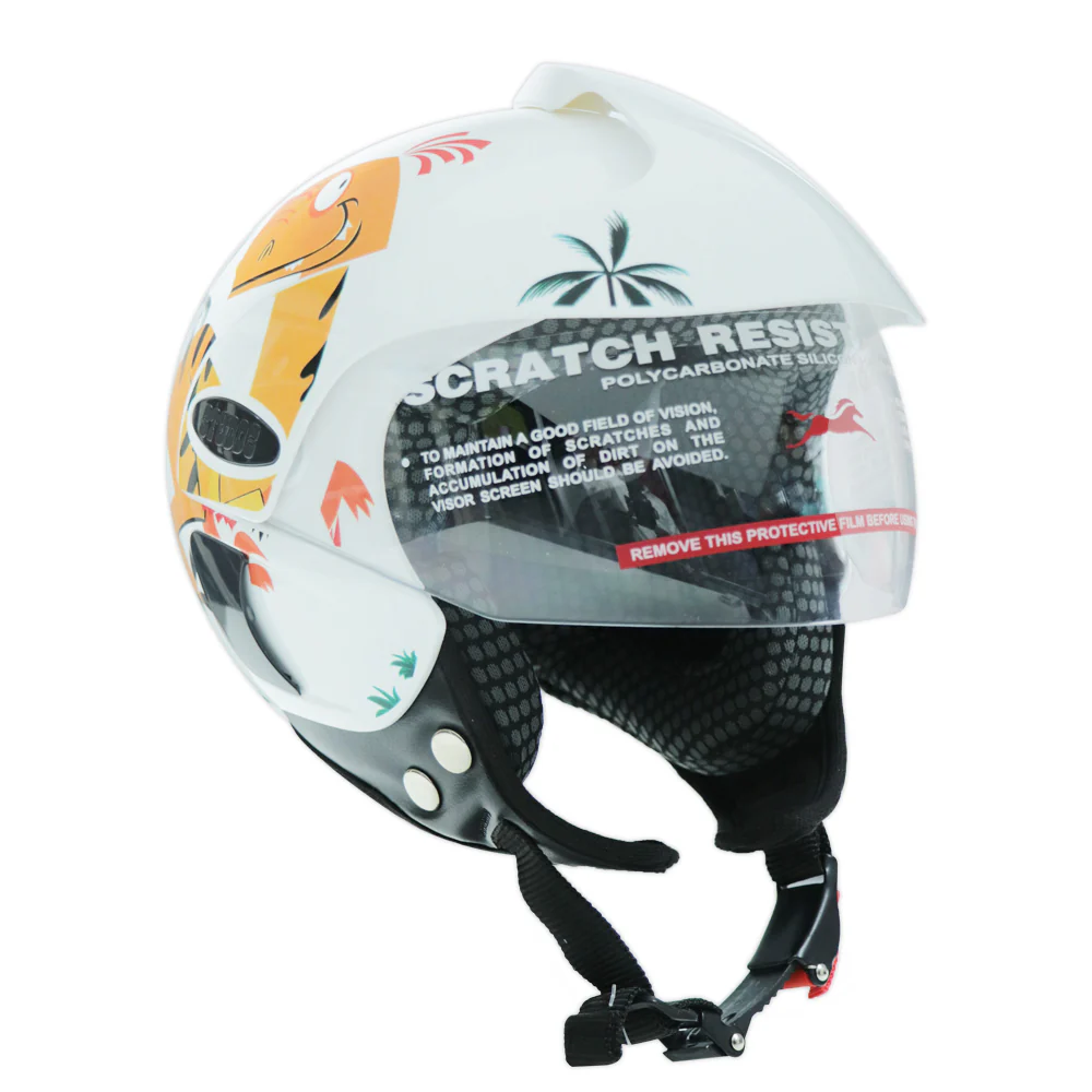 TVS Half Face Kids Helmet, Dino Adventure - ISI Certified - Image 4