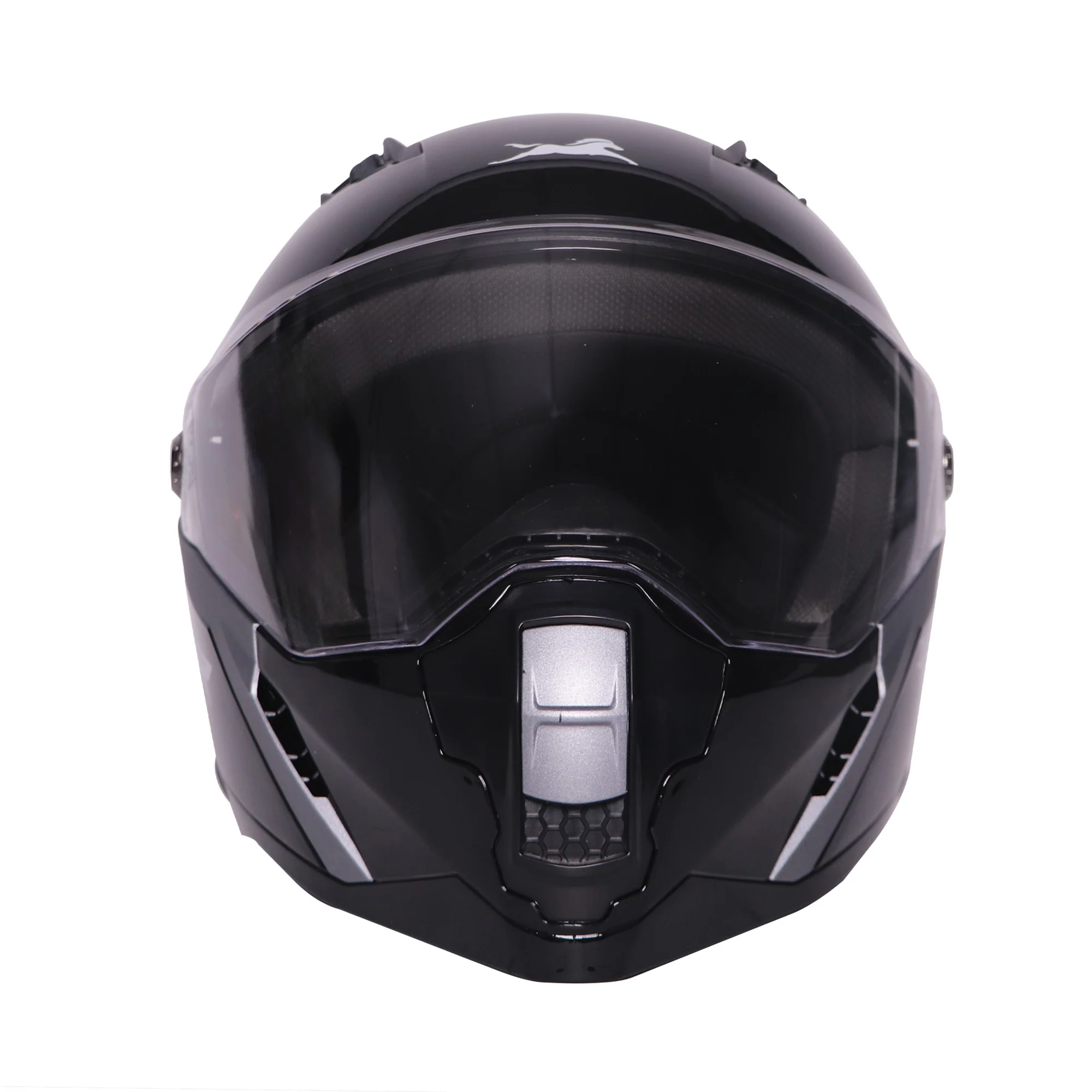 TVS Raider Full Face Helmet, Color: Black & Grey | ISI Certified - Image 3