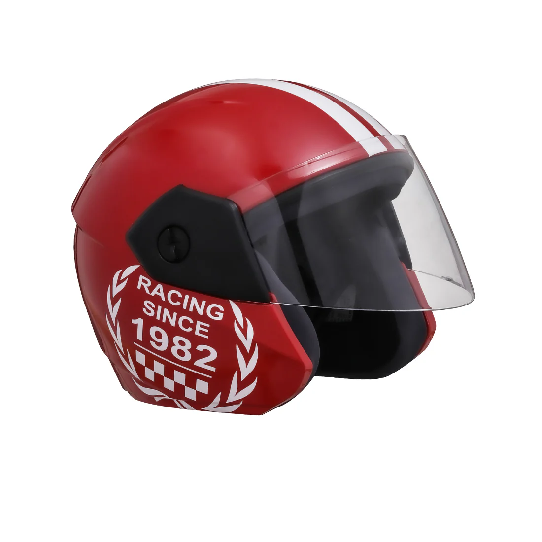 TVS Racing Kids Half Face Helmet, Color: Red - ISI Certified - Image 5