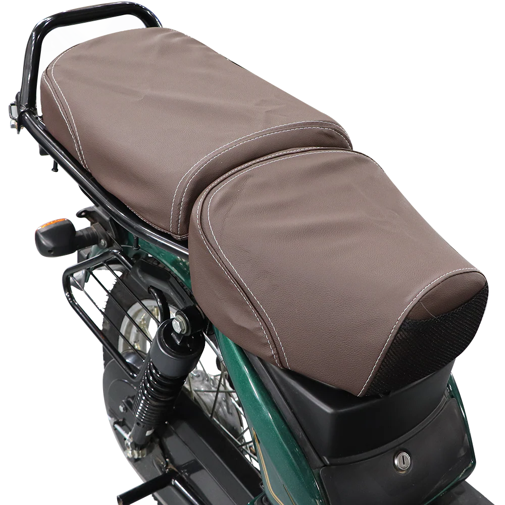 TVS XL100 Seat Cover Eco Brown - Stylish & Durable Protection - Image 3