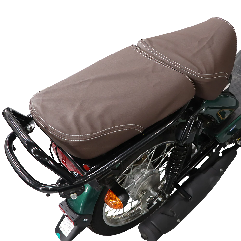 TVS XL100 Seat Cover Eco Brown - Stylish & Durable Protection - Image 4