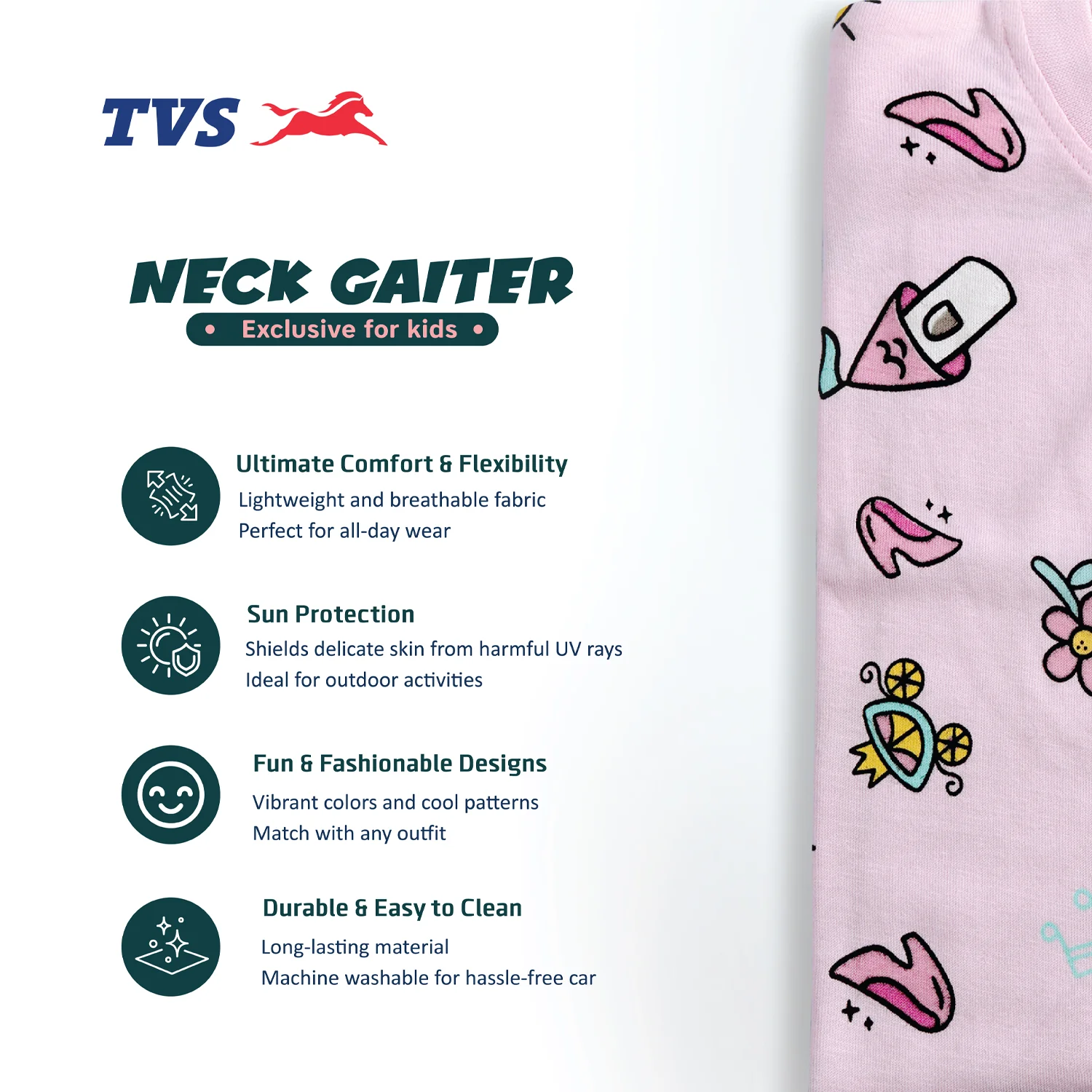 TVS Neck Gaiter | Exclusive for Kids - Image 10