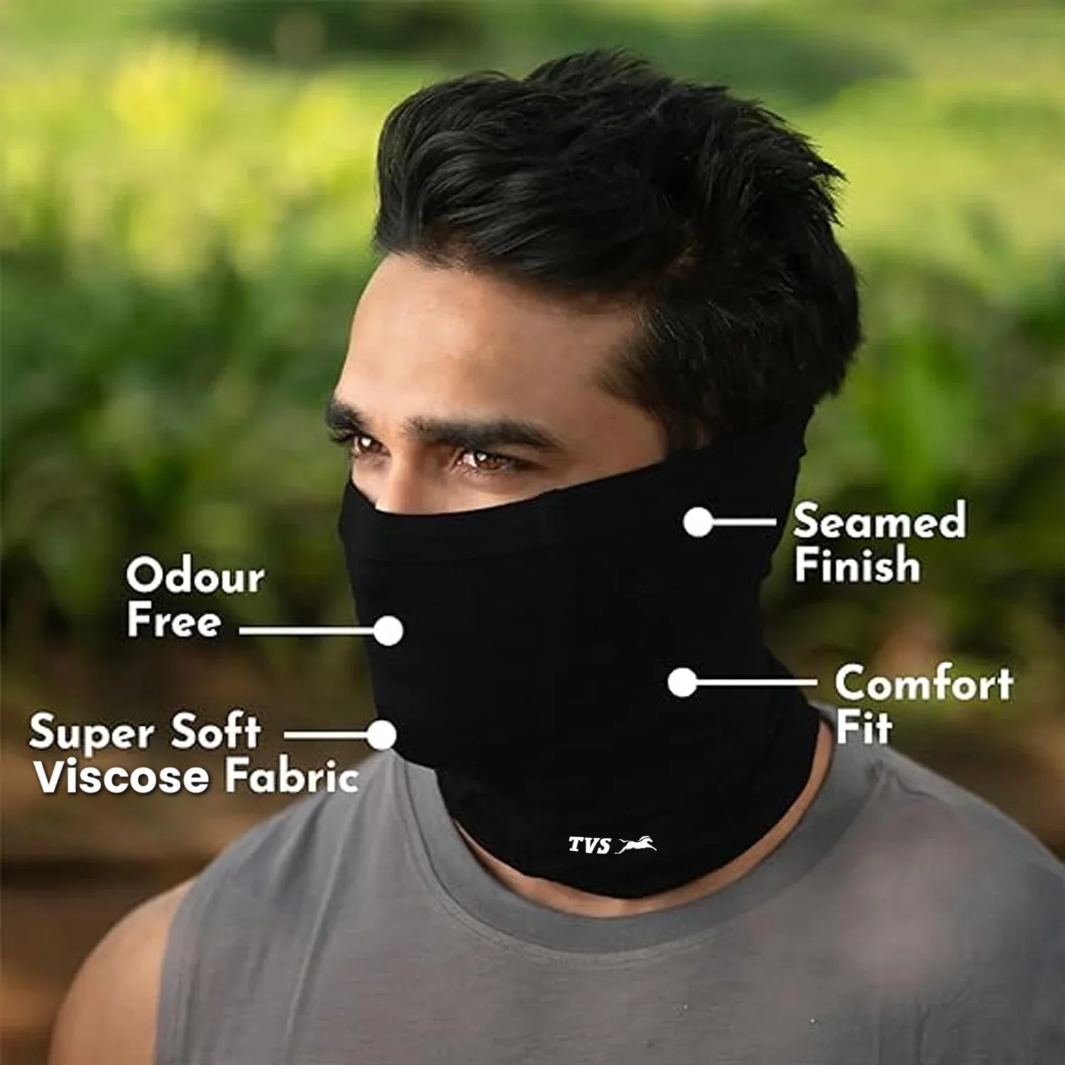 NECKGAITER BLACK - Image 2
