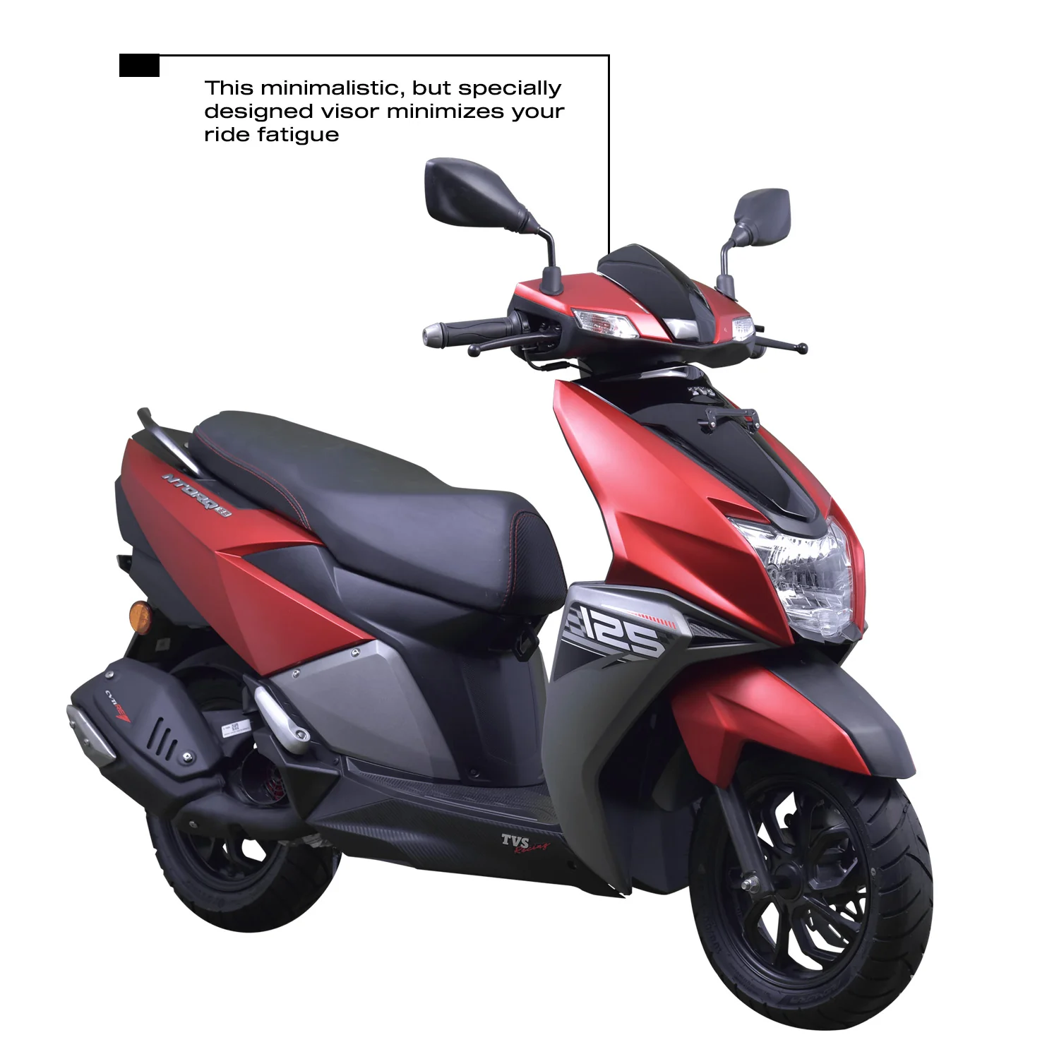 TVS Ntorq 125 Long Visor - Stylish Protection for Your Ride - Image 4