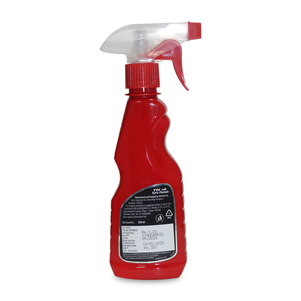 TVS Tyre Polish - Long-Lasting Shine and Protection for Tyres - Image 4