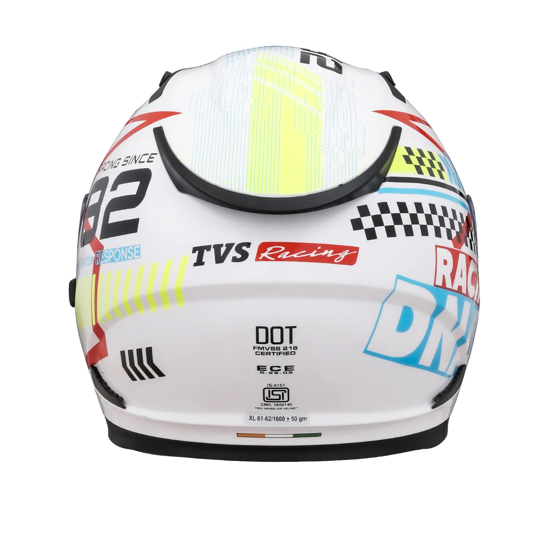 TVS Racing Full Face Premium Helmet - ISI, DOT & ECE Certified - Image 6