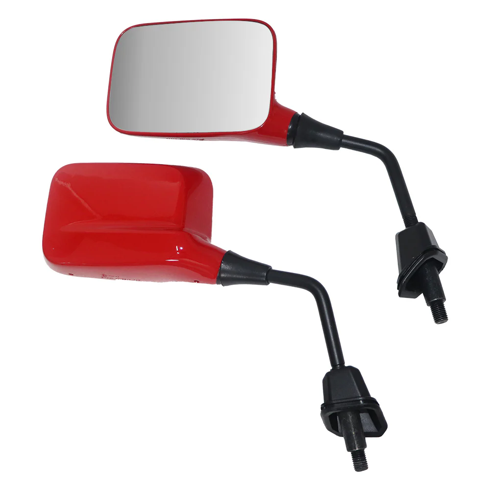 TVS iQube Red Colored Mirror - Upgrade for Electric Bikes - Image 4