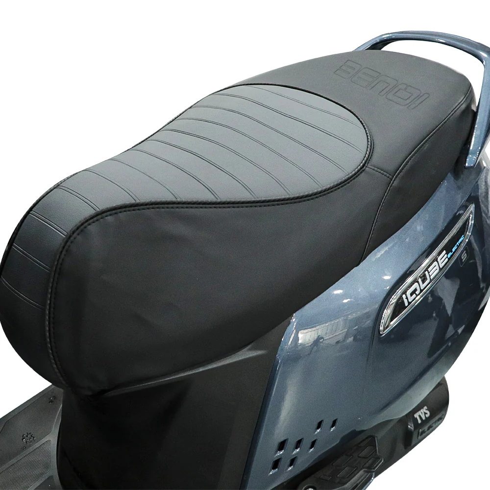 TVS iQube Seat Cover Black/Grey | Comfortable and Durable Protection - Image 3