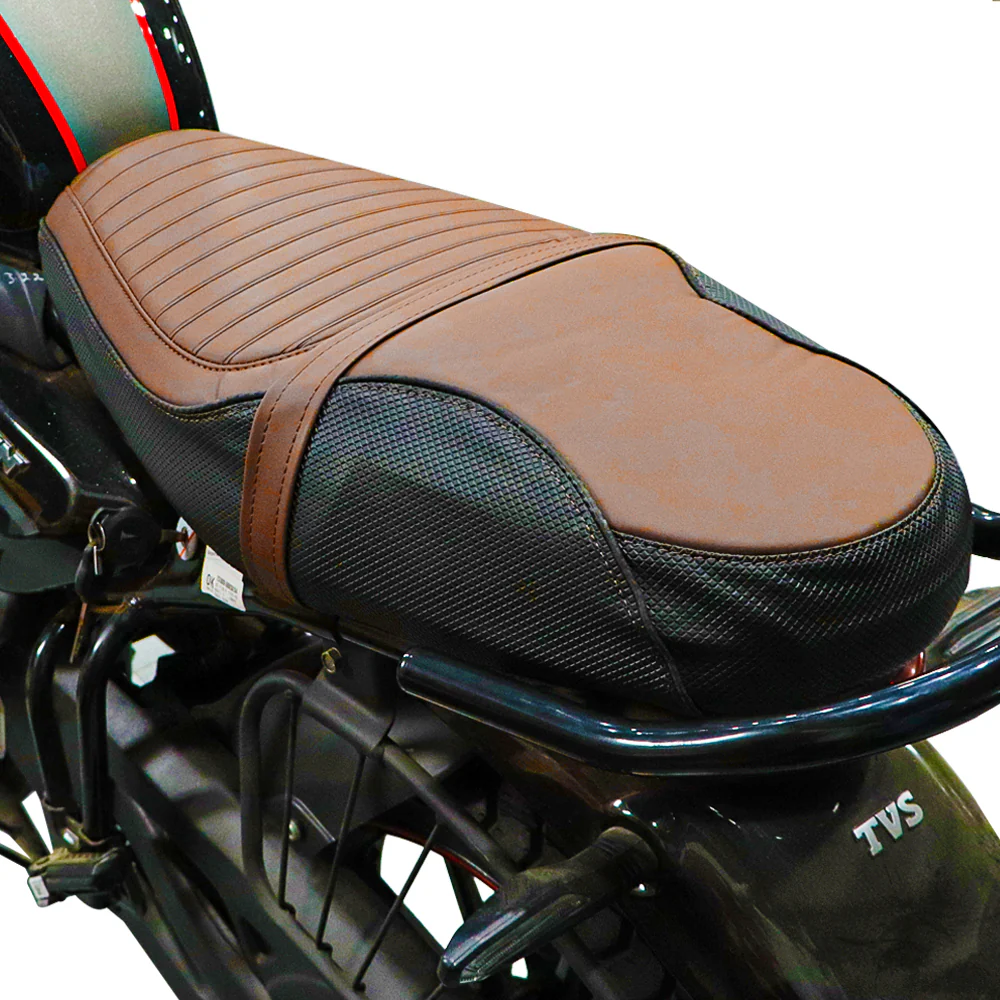 TVS Ronin Brown Seat Cover (2024 or before Edition) - Image 3