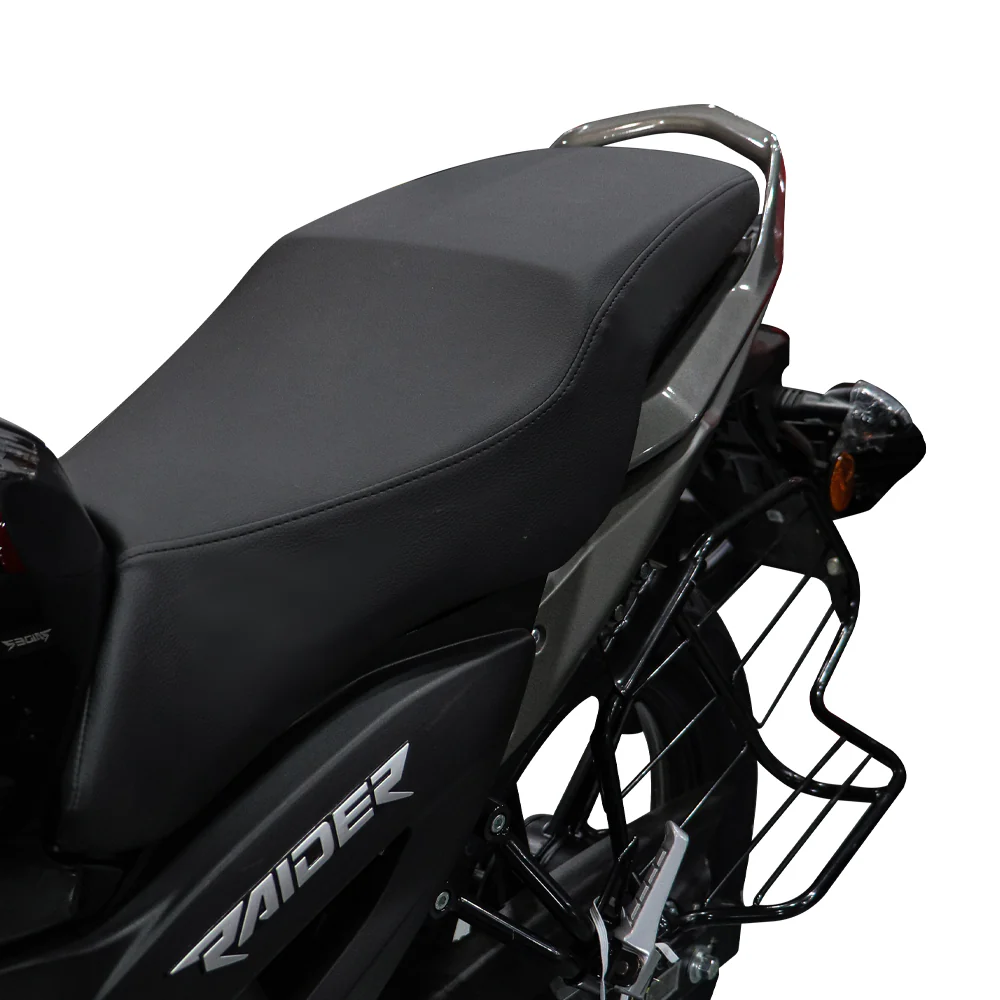 TVS Raider Black Single Seat Cover - Comfortable Protection - Image 3
