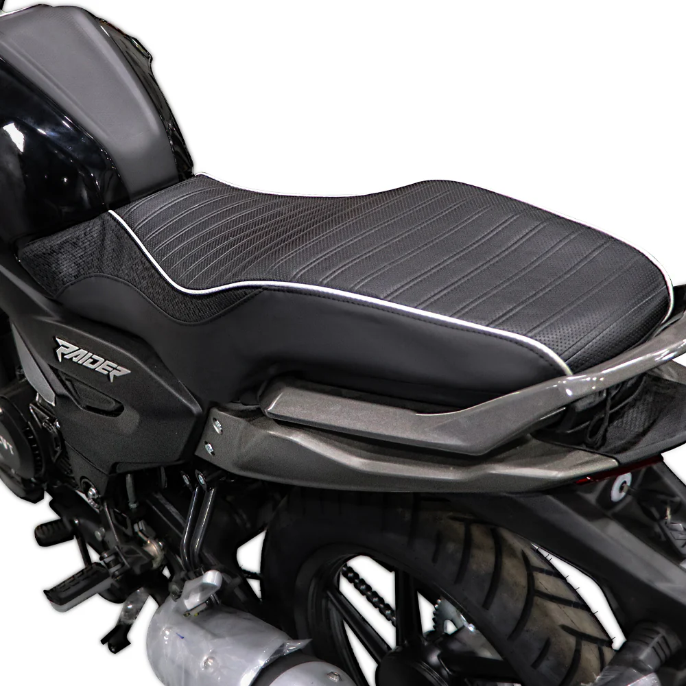Single Seat Cover Raider Designer Black  Bold & Durable Design - Image 5