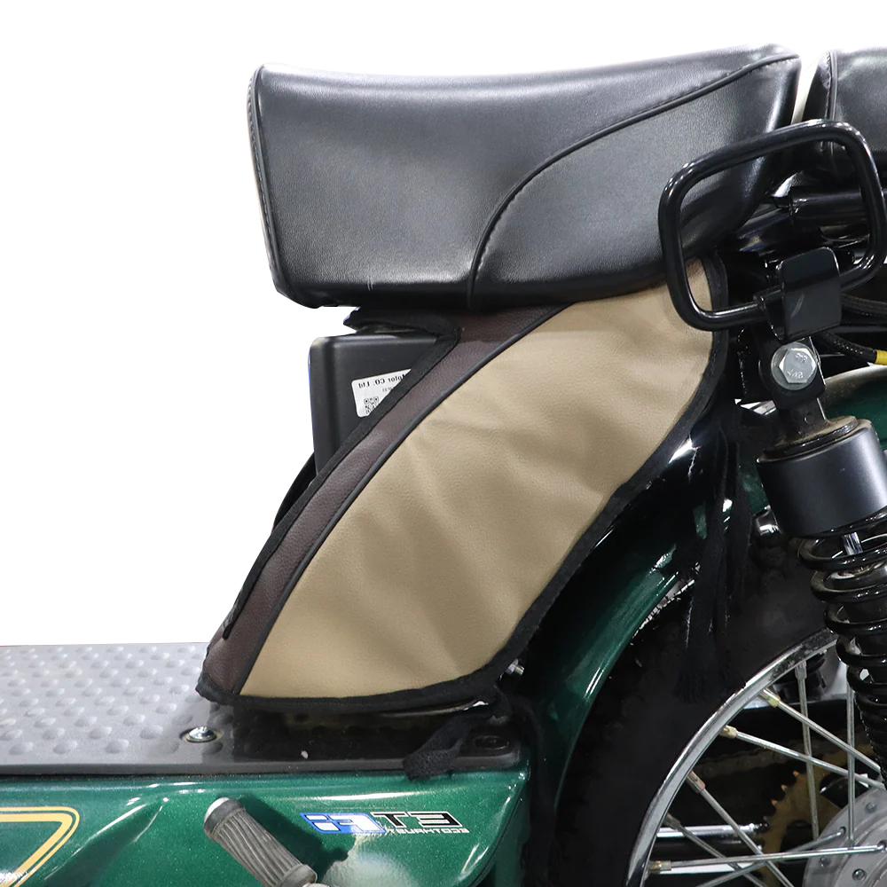 TVS Tool Box Cover for XL100 BS6 - Beige-Brown - Image 3