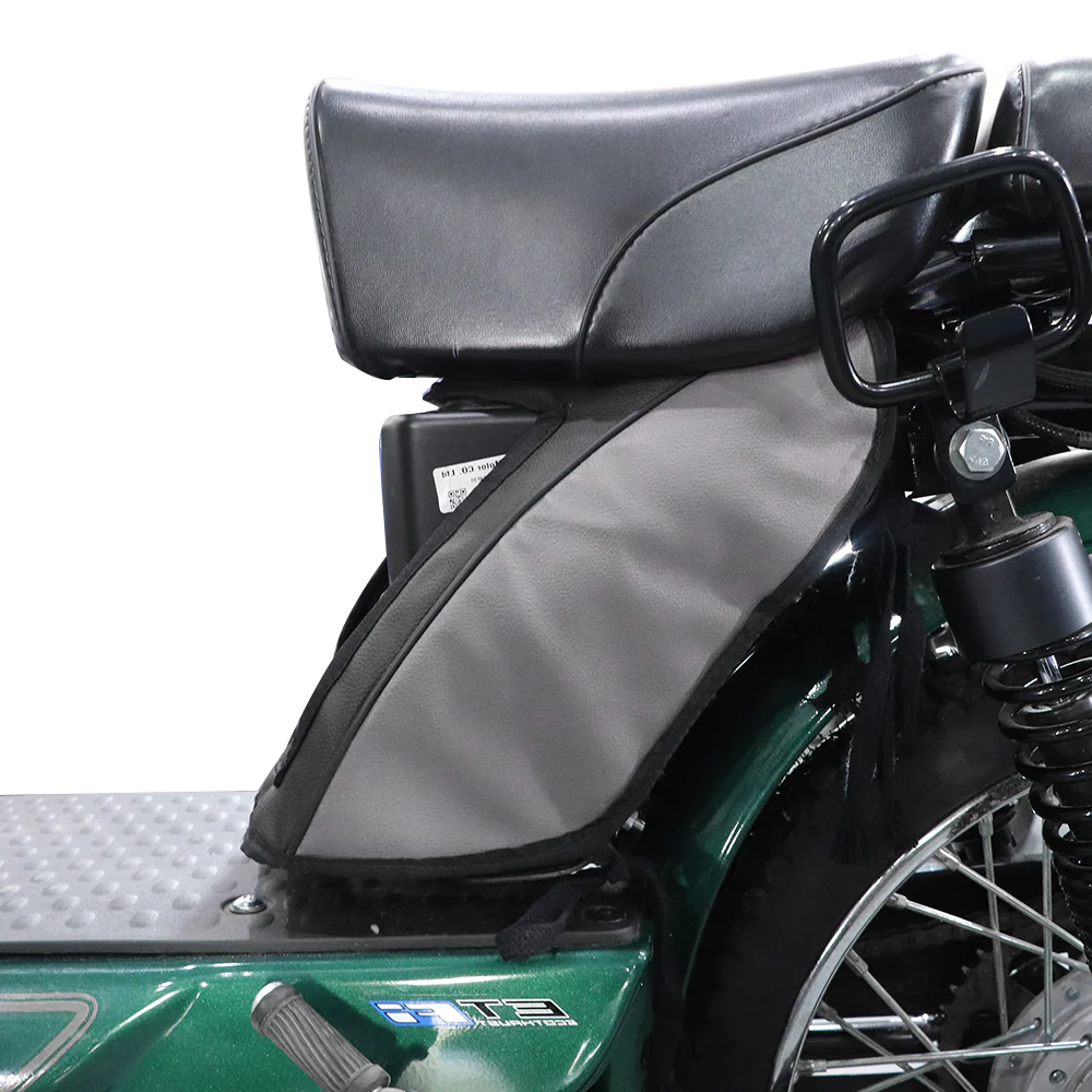 TVS Tool Box Cover for XL100 BS6 - Silver/Black - Image 3