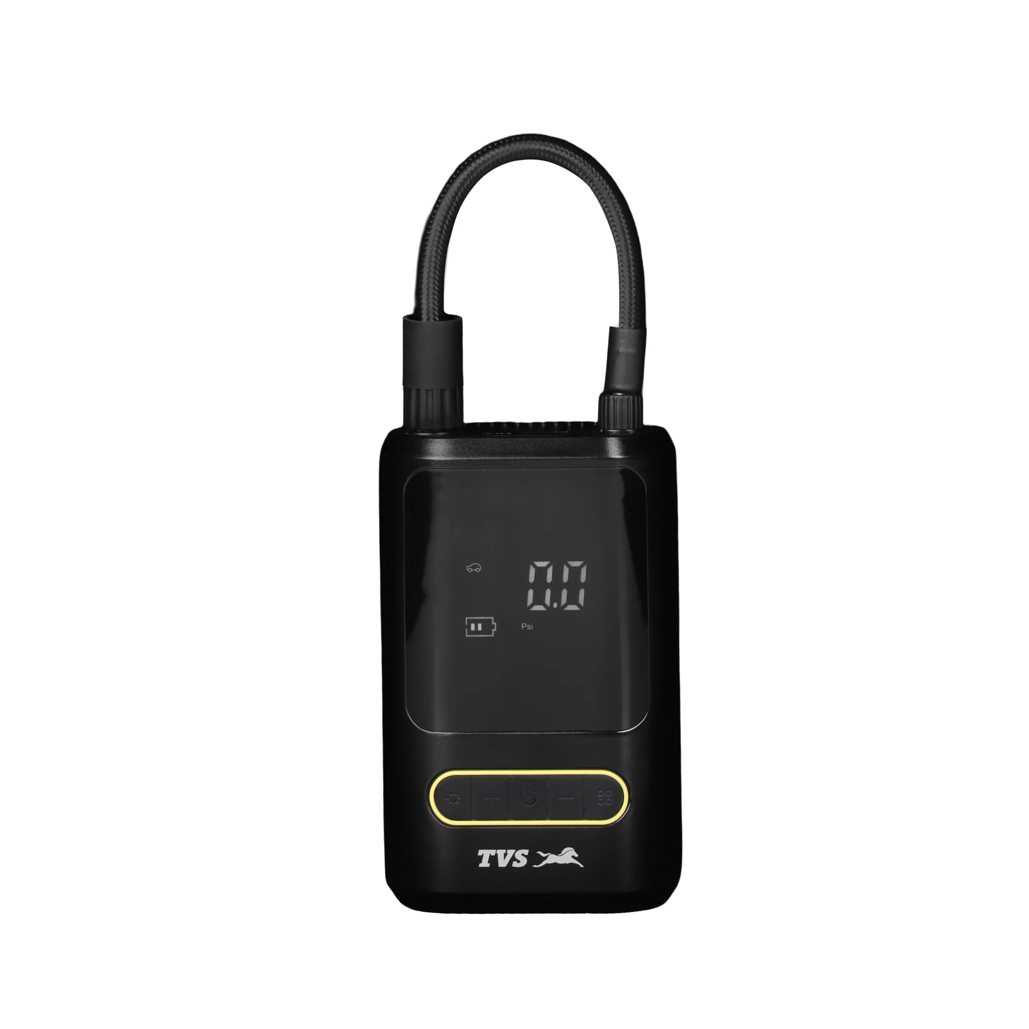 TVS Tyre Air Inflator 150 PSI Portable with Digital Display, LED Light, Multi-Nozzle & Multi-Mode Settings, Rechargeable 2000 mAh Battery for Car, Motorcycle, Bicycle & Sports Balls - Image 11