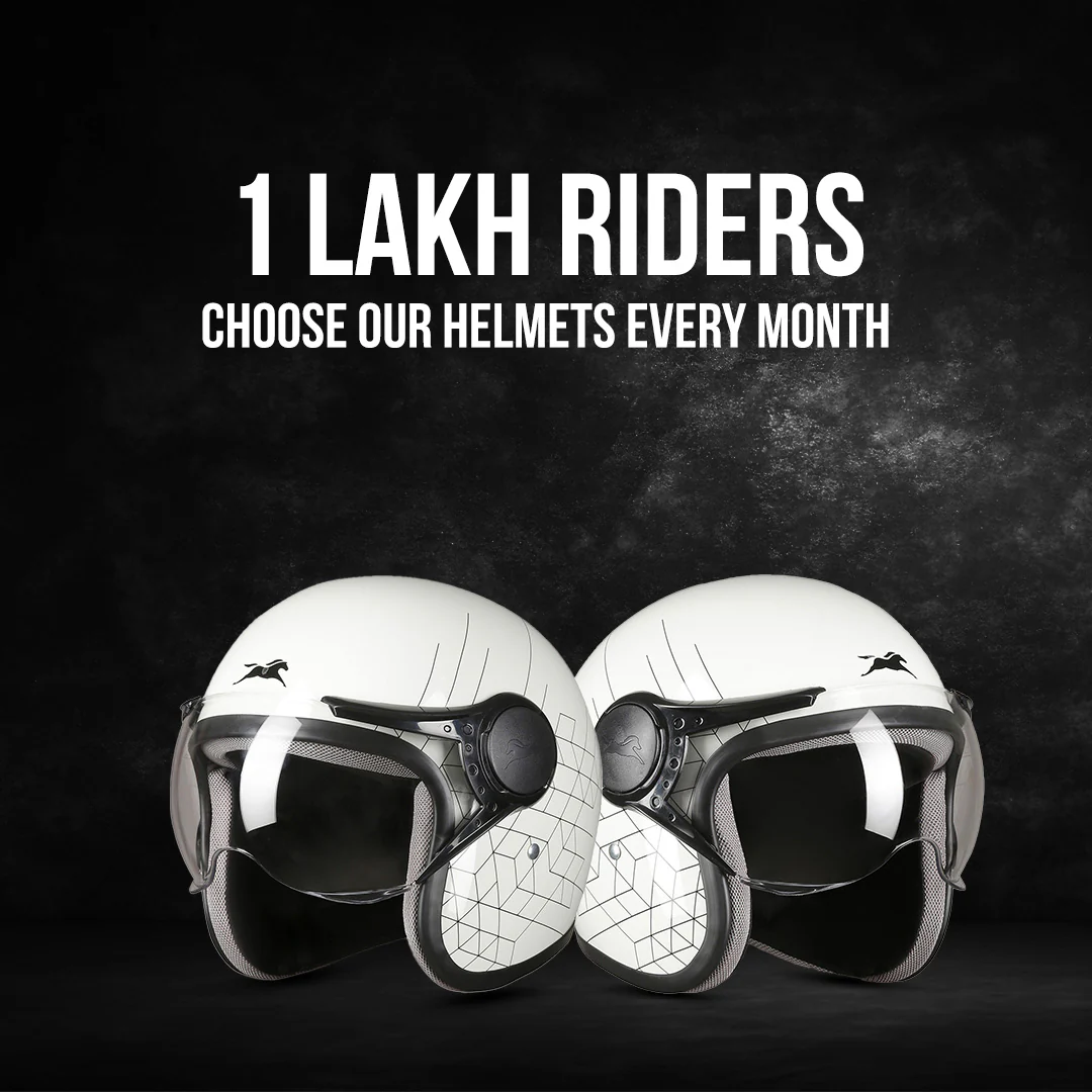 TVS Cruisetown Open Face Helmet – Stylish & Safe Helmet for Riders | ISI & DOT Certified | Premium Protection for Men & Women | Comfortable, Durable & Lightweight Design with Visor - Image 13