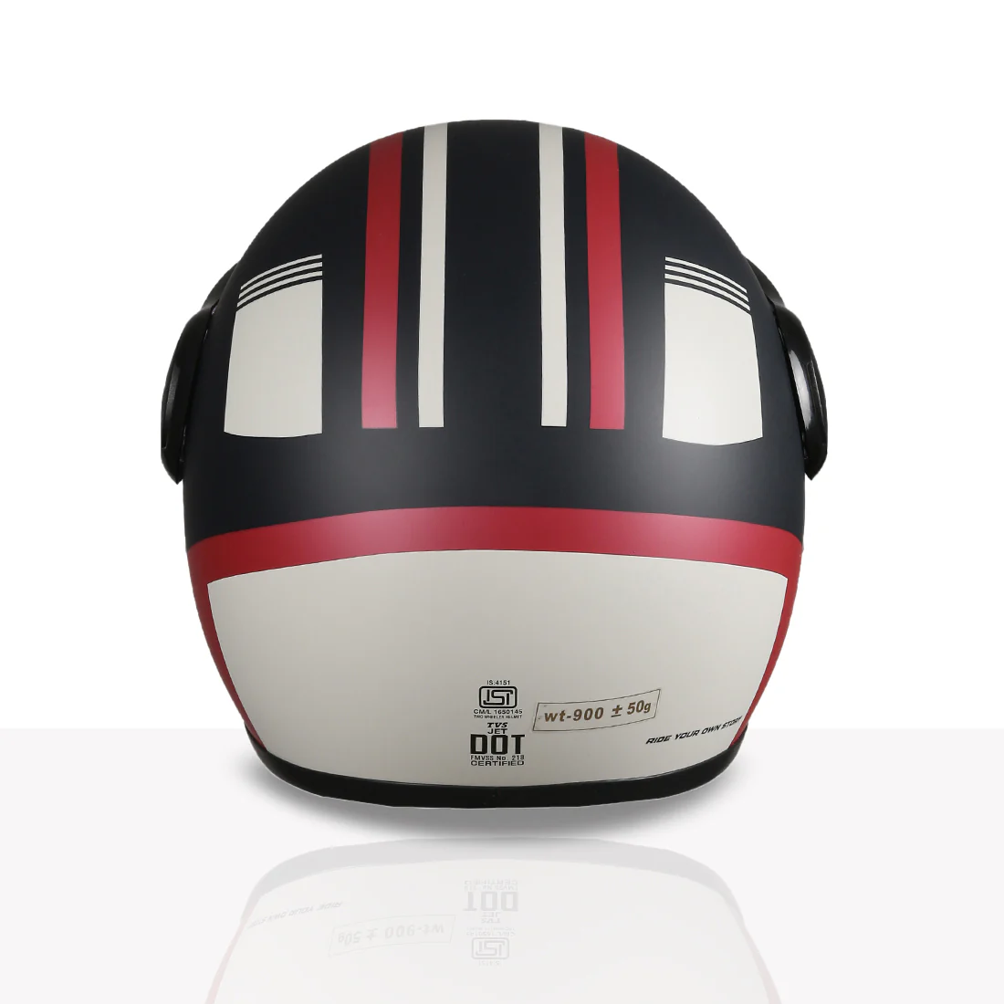 TVS Cruisetown Open Face Helmet – Stylish & Safe Helmet for Riders | ISI & DOT Certified | Premium Protection for Men & Women | Comfortable, Durable & Lightweight Design with Visor - Image 49