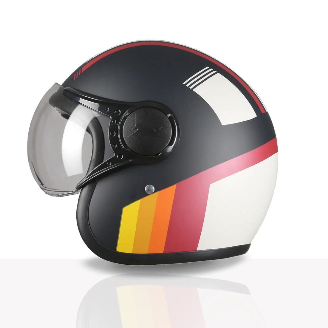 TVS Cruisetown Open Face Helmet – Stylish & Safe Helmet for Riders | ISI & DOT Certified | Premium Protection for Men & Women | Comfortable, Durable & Lightweight Design with Visor - Image 51