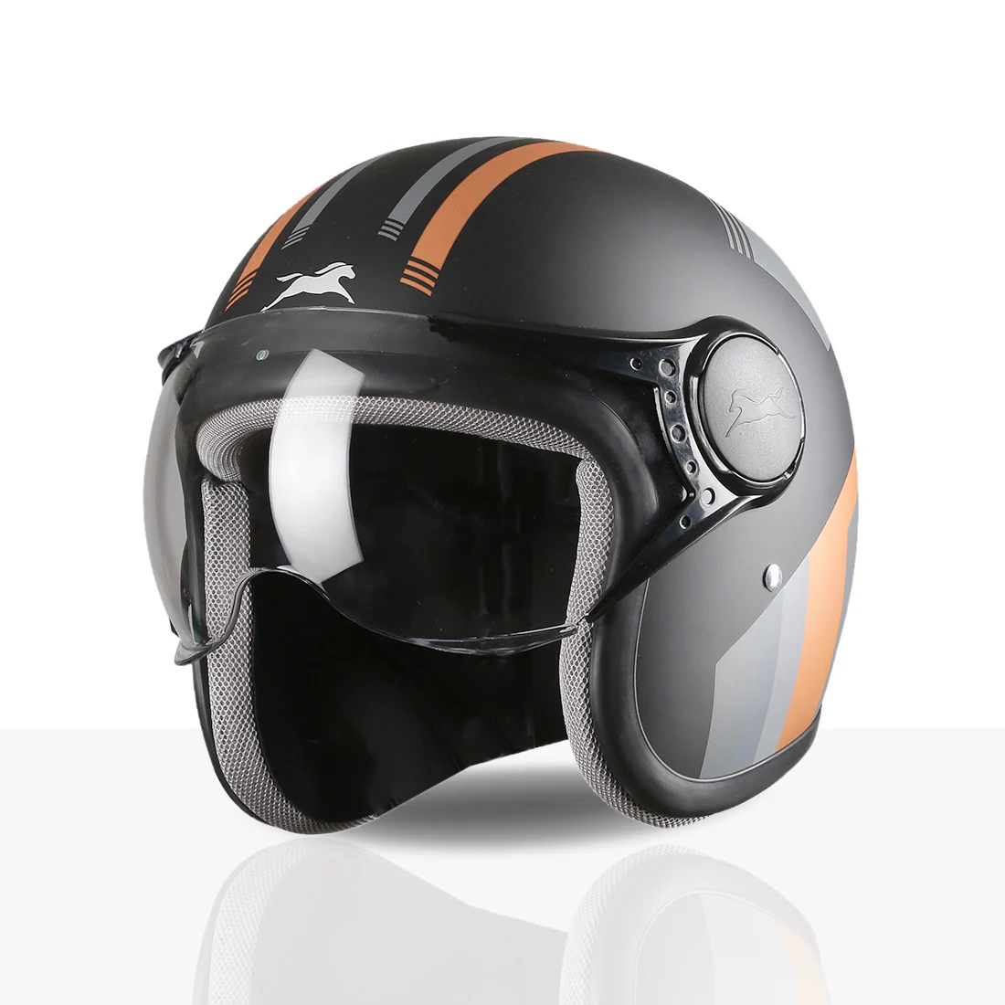 TVS Cruisetown Open Face Helmet – Stylish & Safe Helmet for Riders | ISI & DOT Certified | Premium Protection for Men & Women | Comfortable, Durable & Lightweight Design with Visor - Image 52