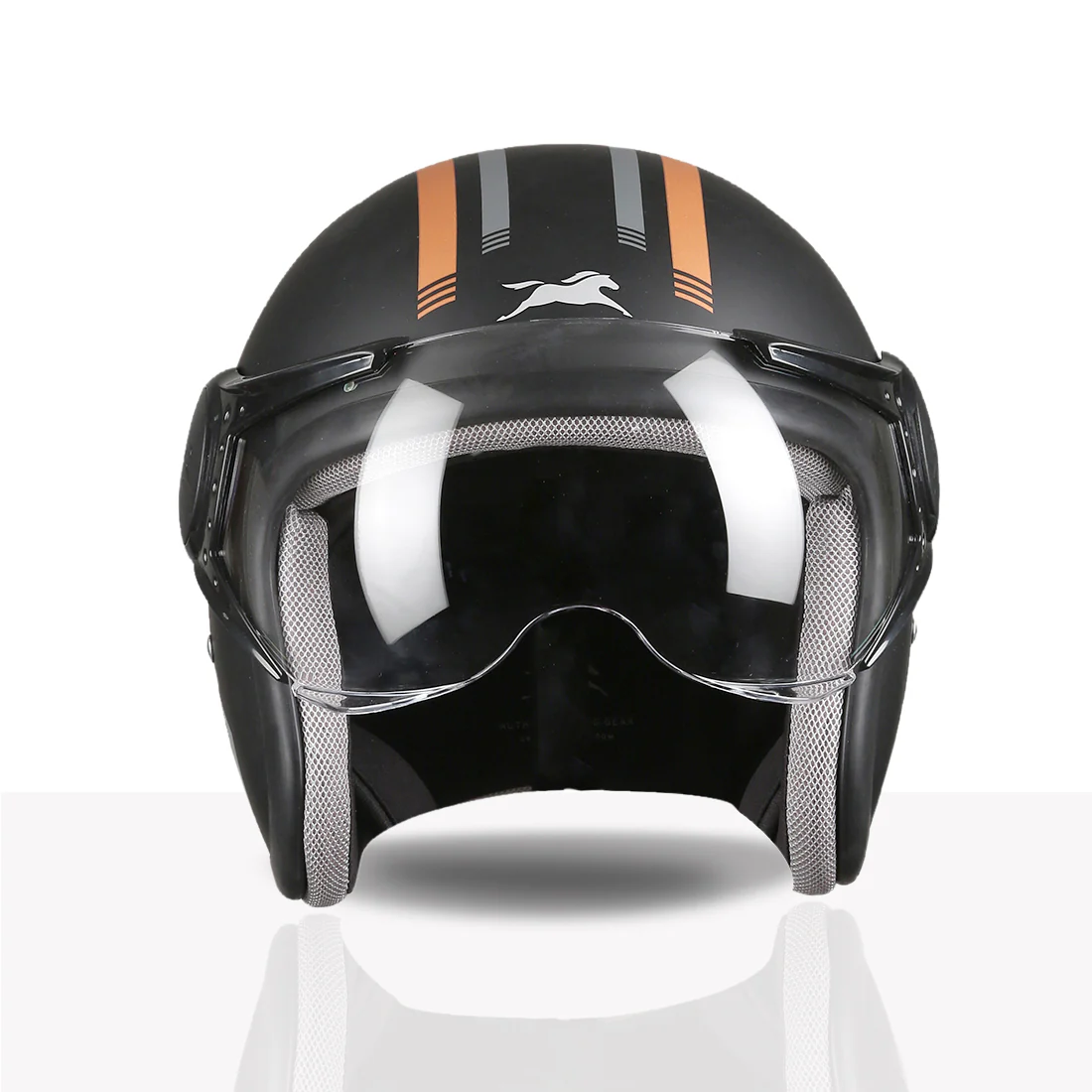 TVS Cruisetown Open Face Helmet – Stylish & Safe Helmet for Riders | ISI & DOT Certified | Premium Protection for Men & Women | Comfortable, Durable & Lightweight Design with Visor - Image 55