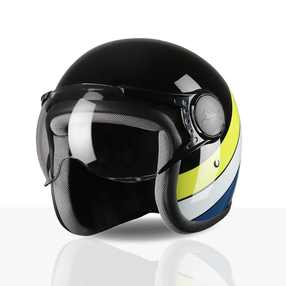 TVS Cruisetown Open Face Helmet – Stylish & Safe Helmet for Riders | ISI & DOT Certified | Premium Protection for Men & Women | Comfortable, Durable & Lightweight Design with Visor - Image 59