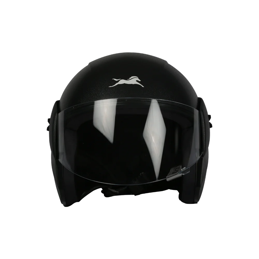 TVS Helmet Half Face Black ZE - Image 4