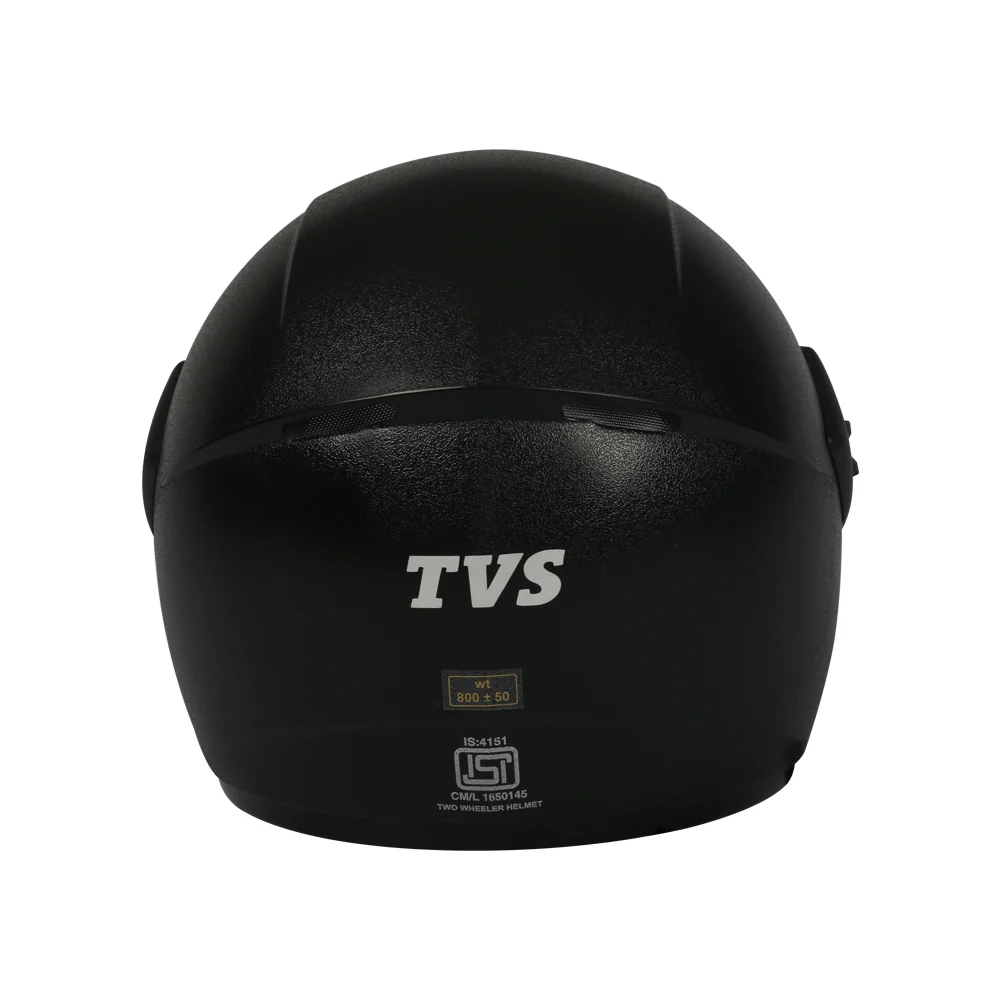 TVS Helmet Half Face Black ZE - Image 5