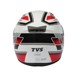 TVS Helmet Full Face White/Red  Graphic Design for Extra Style - Image 5