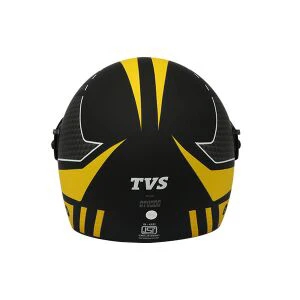 TVS Ninja Bike Helmet - Full Face Helmet (Yellow and Black) - Image 5