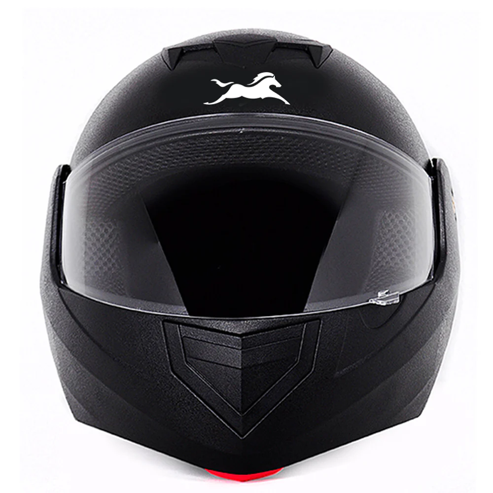TVS Crux Flip-up Helmet Black | 1 Mouth Vent & 2 Top Vent - Image 4