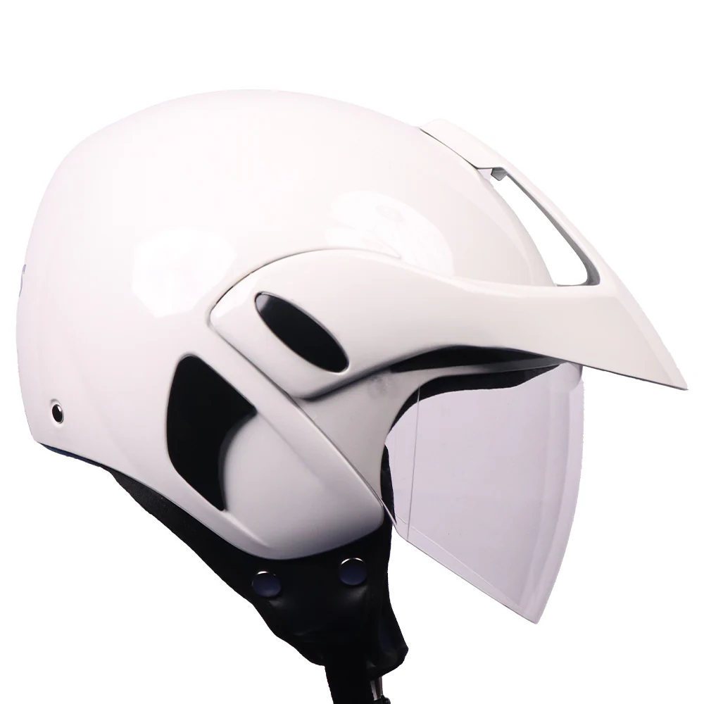 TVS Helmet Half Face Pearl White ML - Image 2