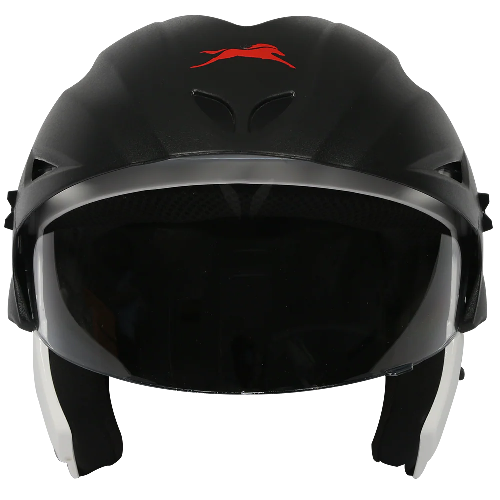 TVS Half Face White Helmet - ISI Certified - Image 4