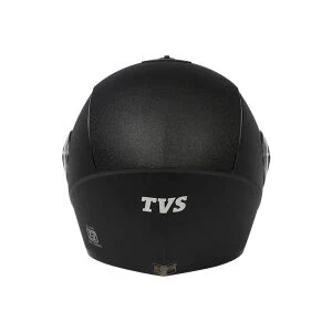 TVS Black Motorbike Helmet – Durable Protection for Riders - Image 2