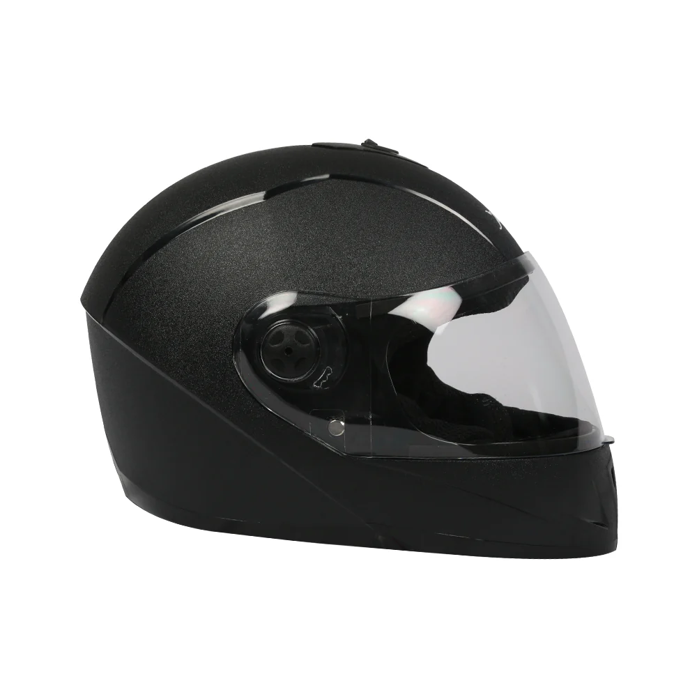 TVS Black Motorbike Helmet – Durable Protection for Riders - Image 3