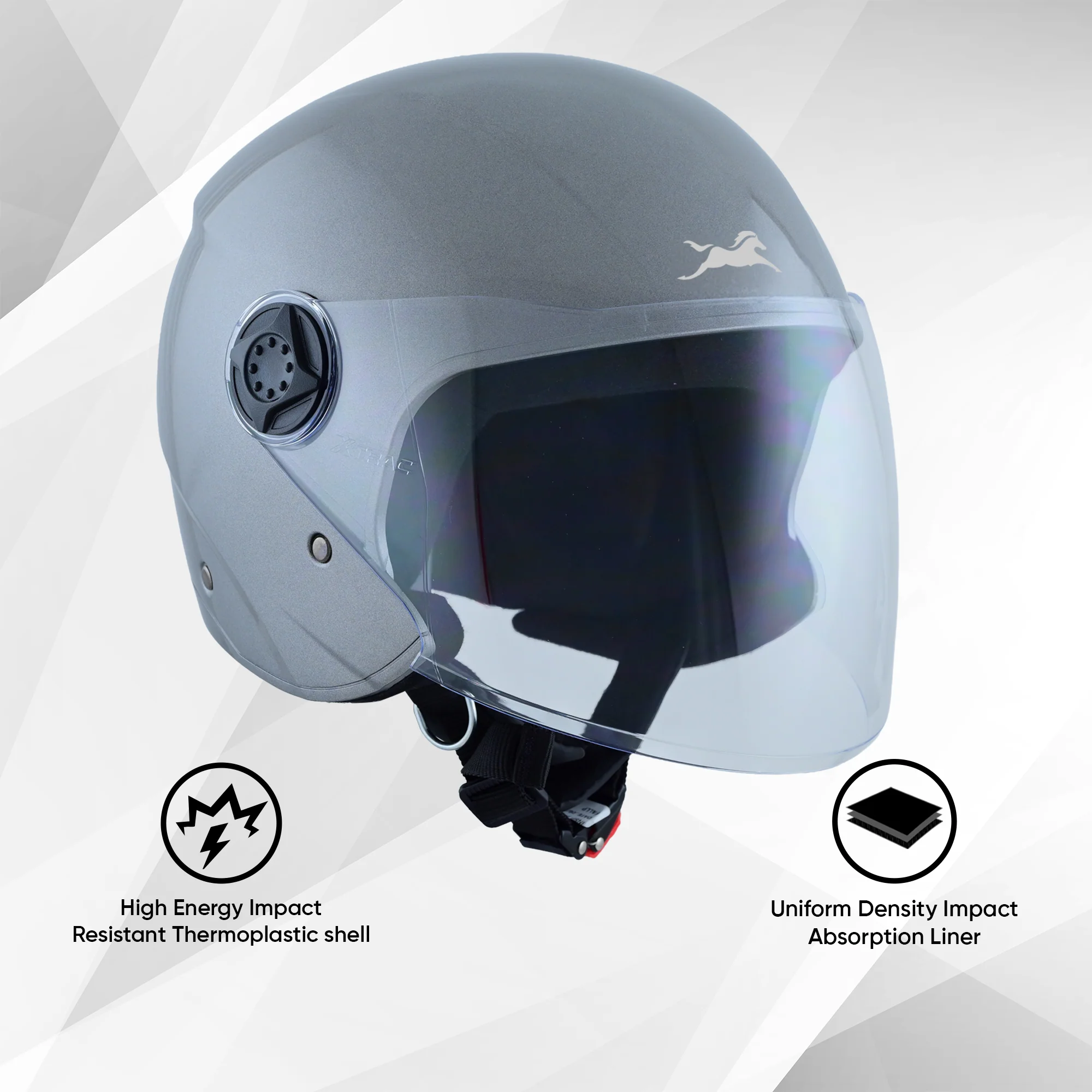 TVS iQube Open Face Helmet | ISI Certified, Lightweight & Comfortable Design - Image 11