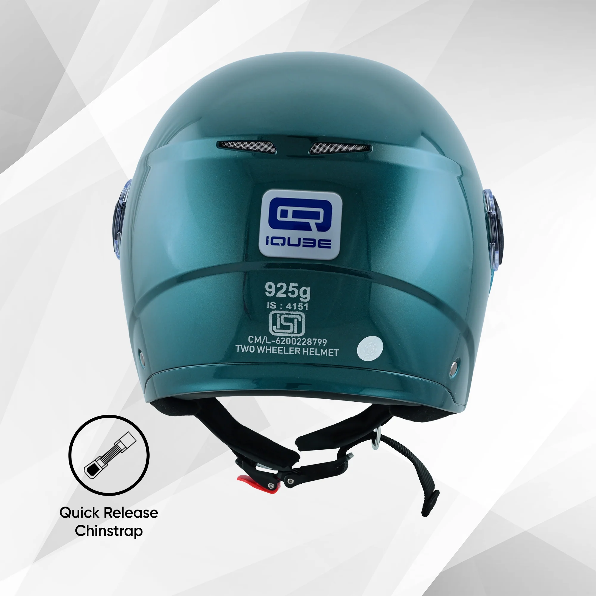 TVS iQube Open Face Helmet | ISI Certified, Lightweight & Comfortable Design - Image 14